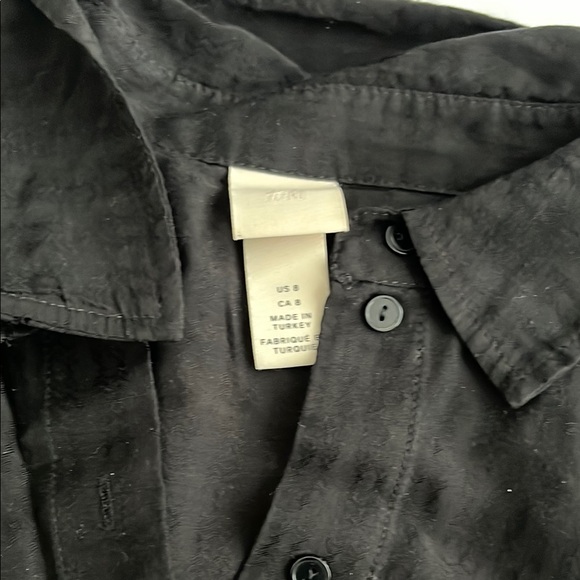 H&M Black Button-Up Blouse - Picture 2 of 4